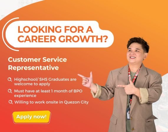 Customer Service Agent - Quezon City site