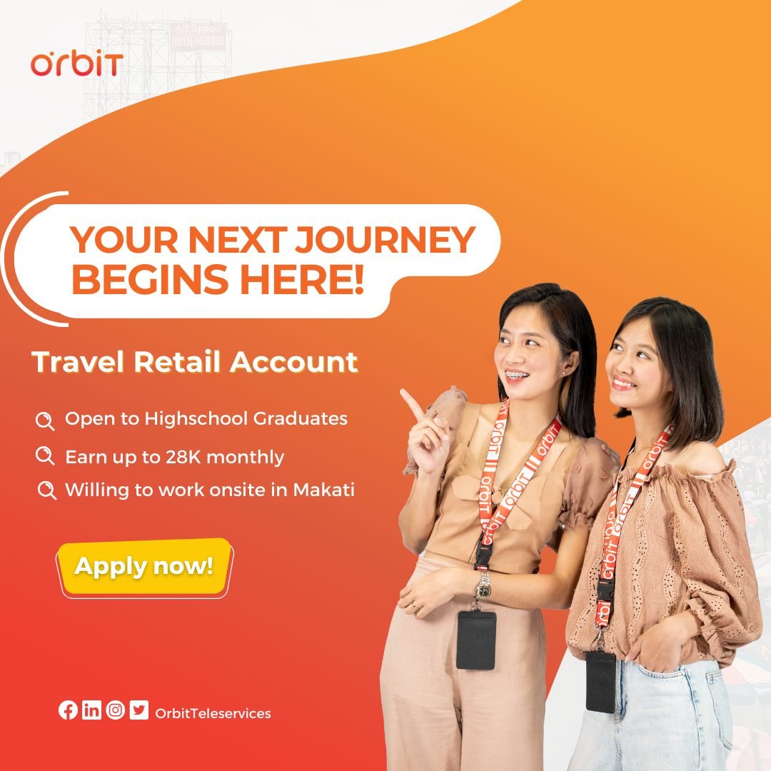 Customer for Travel Retail Account- Earn up to 28K monthly