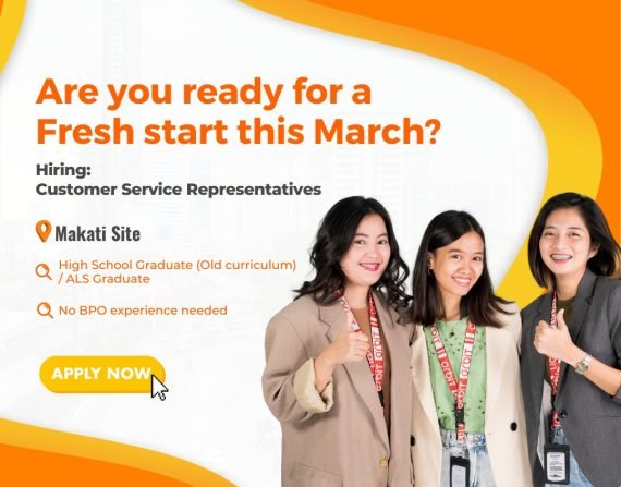 Open for NEWBIES - Customer Service Agent- Makati site