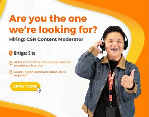 Urgent Hiring: CSR for Content Moderator