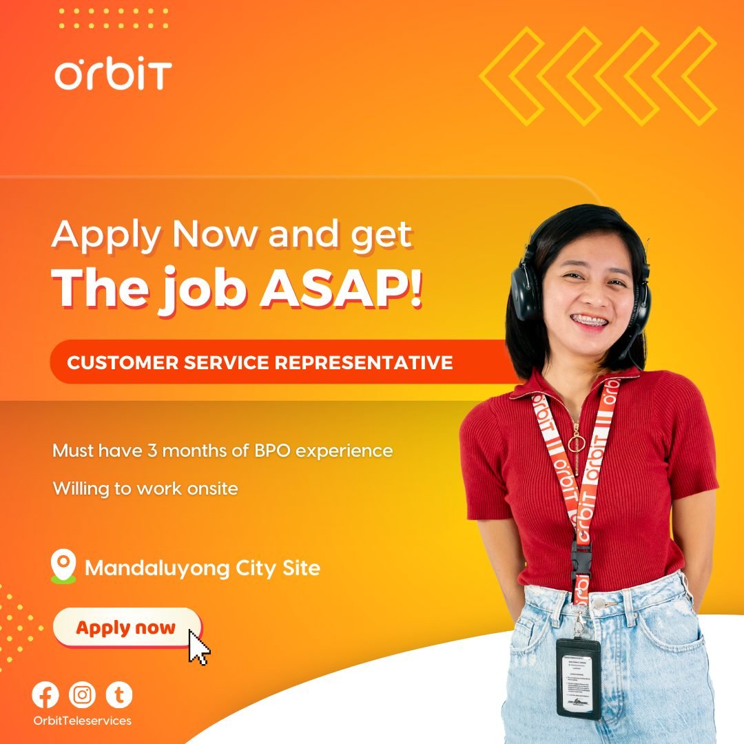 CSR Agent - Start ASAP! - Mandaluyong site