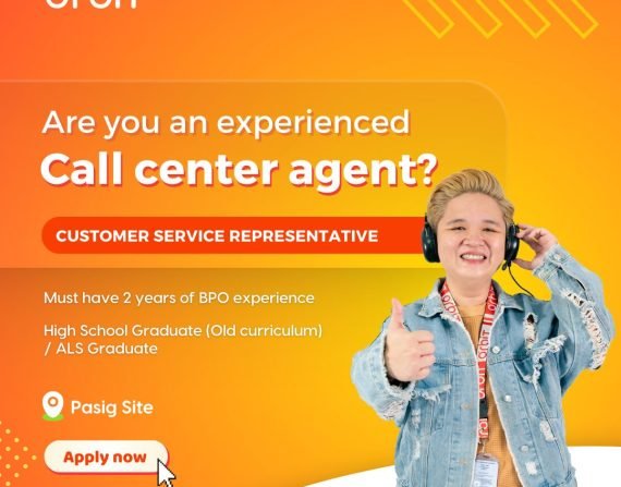 Call Center Agent- Pasig site