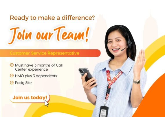 Join our team today! Customer Service Representative​