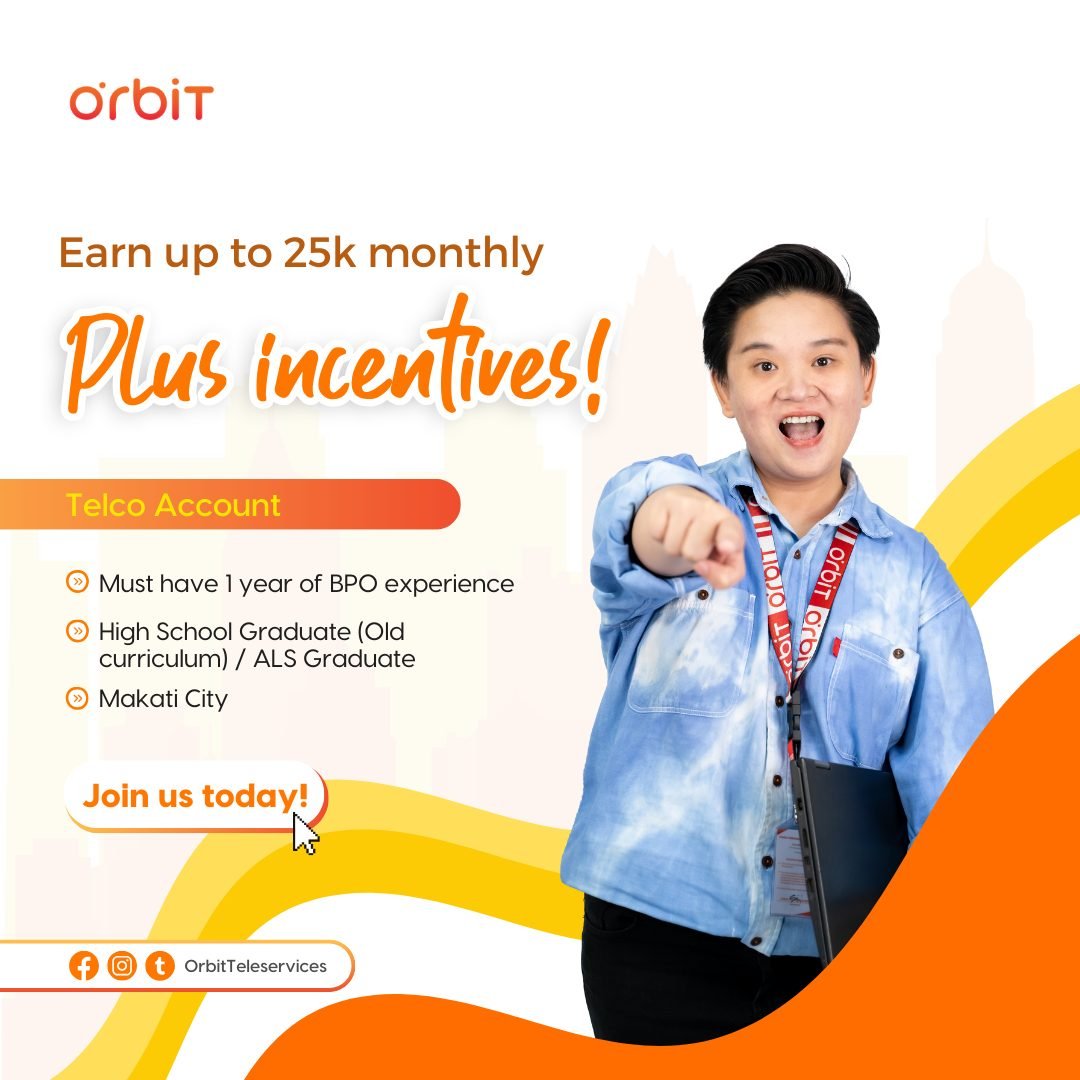 Earn Up to 25K monthly | CSR - Telco Account