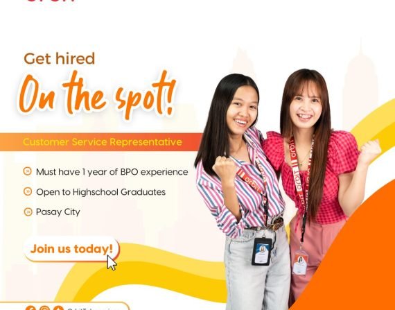 Get Hired on the Spot! Be a CSR in Pasay