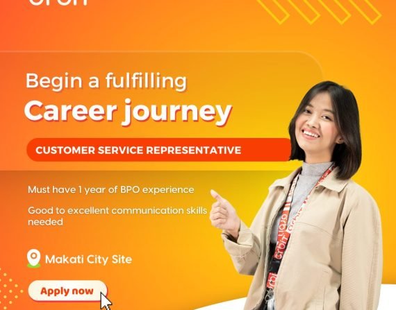 Customer Service Representative- Makati City site​