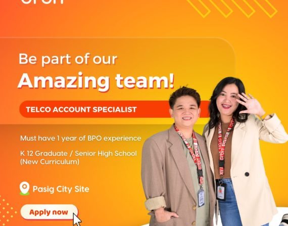 Telco Account Specialist - Pasig City site​