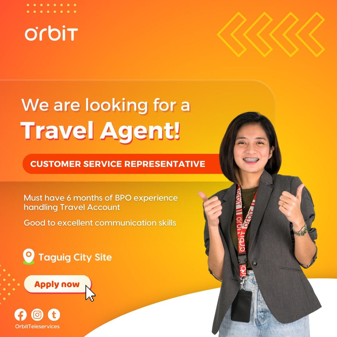 Travel Agent Representative- CSR