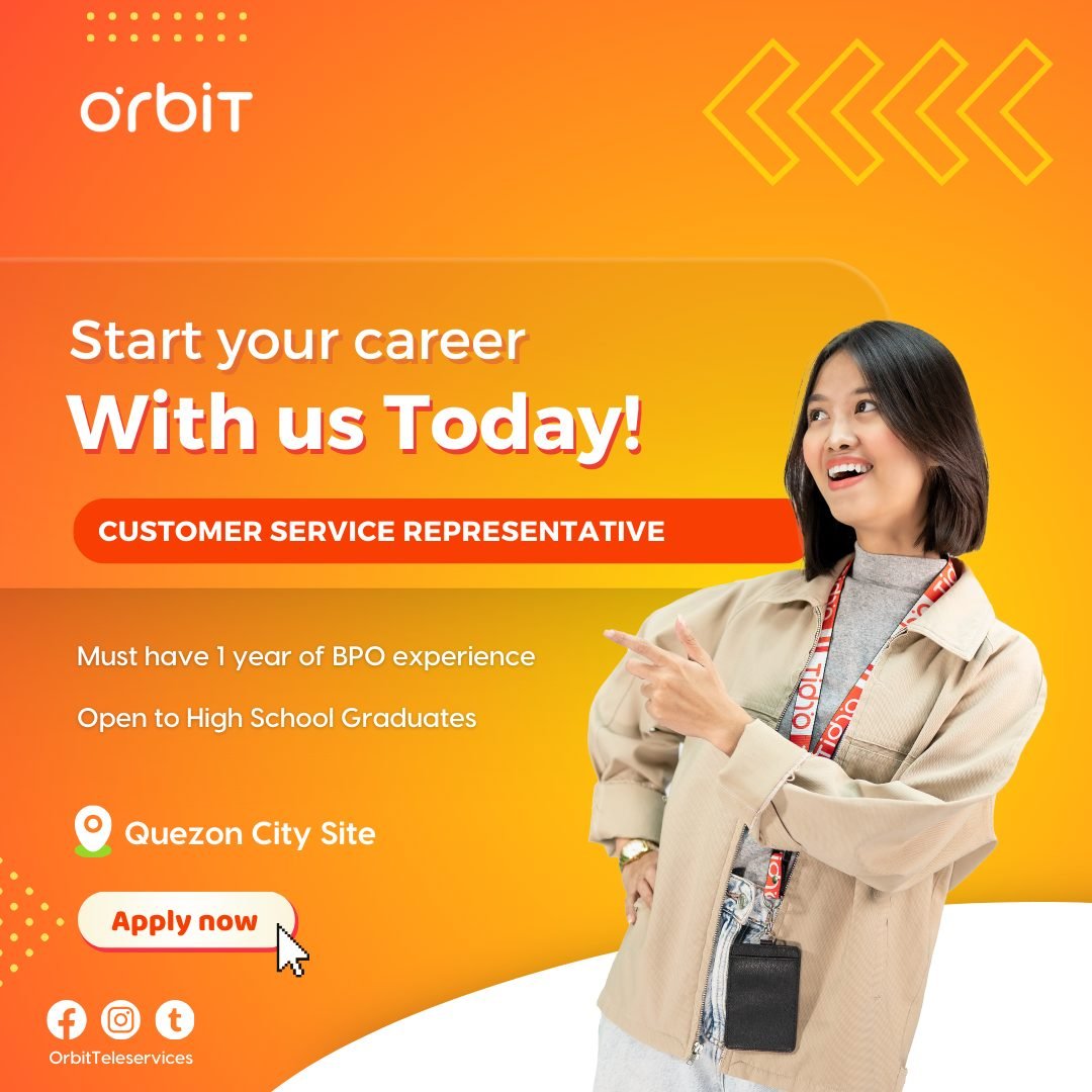 Customer Support Representative - Quezon City site