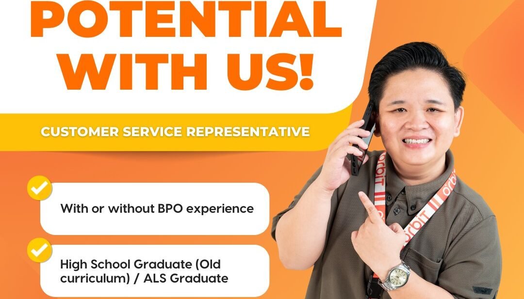 Customer Service Representative for HS graduates